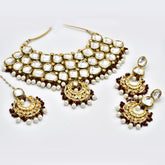 Nishika Kundan Necklace Set - The Pashm